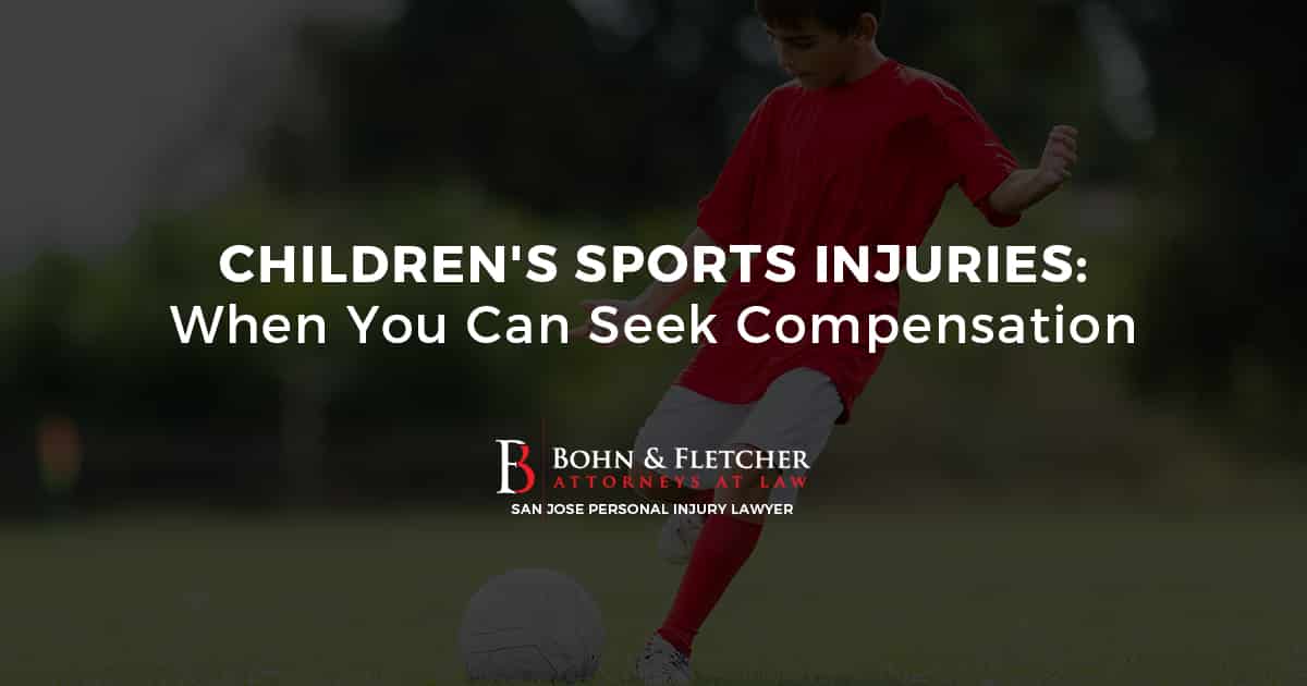 Children’s Sports Injuries: When You Can Seek Compensation