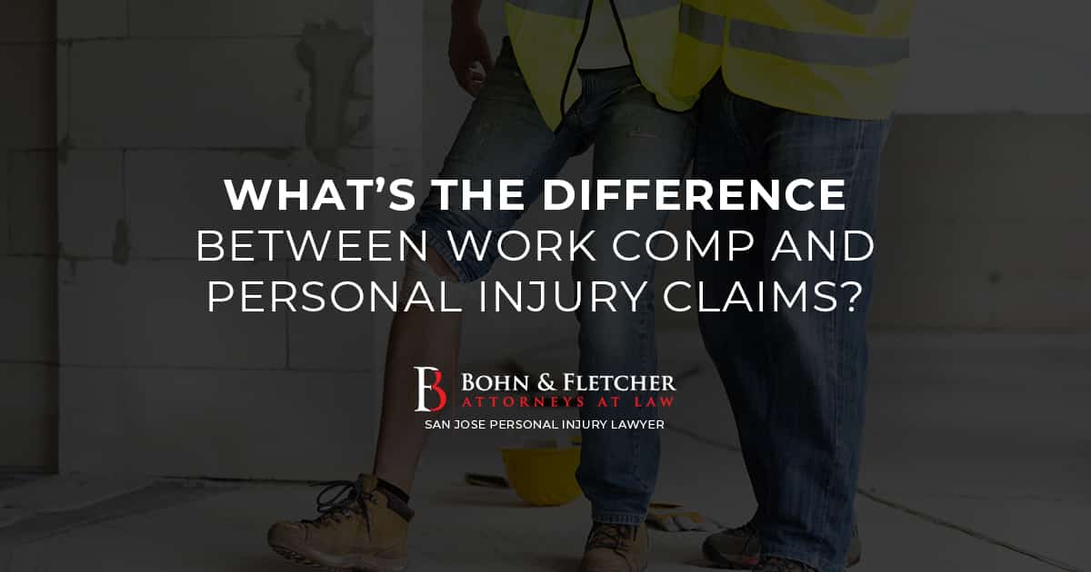 What’s the Difference Between Work Comp and Personal Injury Claims?