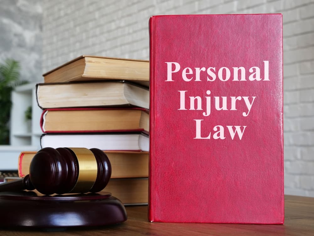 The book illustrates personal injury law through text.






